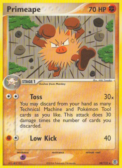 Primeape - pokemon TCG Card