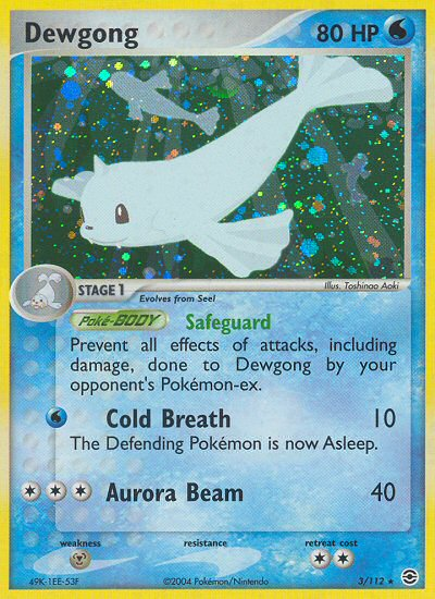 Dewgong - Pokémon TCG Card