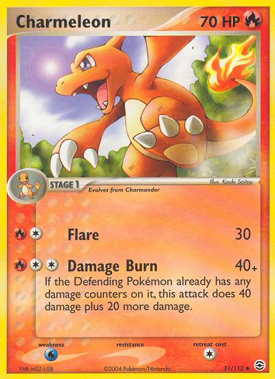 Charmeleon - Pokémon TCG Card