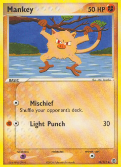 Mankey - pokemon TCG Card