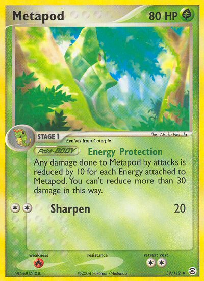 Metapod - Pokémon TCG Card