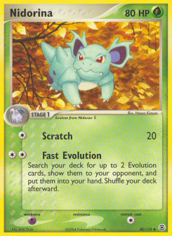 Nidorina - pokemon TCG Card
