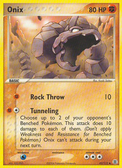 Onix - Pokémon TCG Card