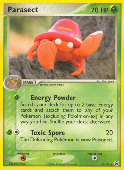 Parasect - pokemon TCG Card