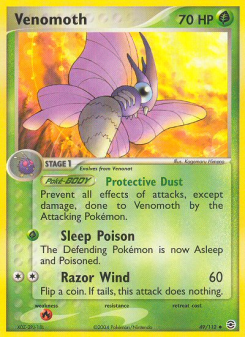Venomoth - pokemon TCG Card