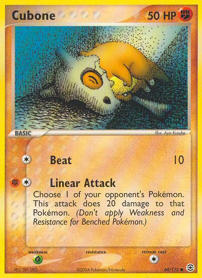 Cubone - Pokémon TCG Card