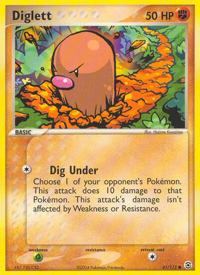 Diglett - Pokémon TCG Card
