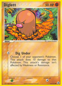 Diglett - pokemon TCG Card
