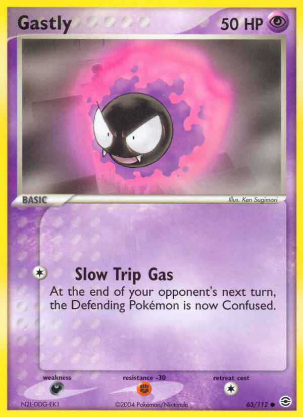 Gastly - Pokémon TCG Card