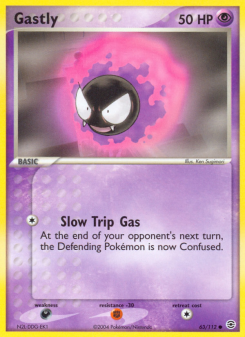 Gastly - pokemon TCG Card