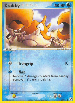 Krabby - pokemon TCG Card