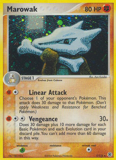 Marowak - Pokémon TCG Card