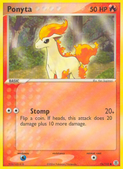 Ponyta - pokemon TCG Card