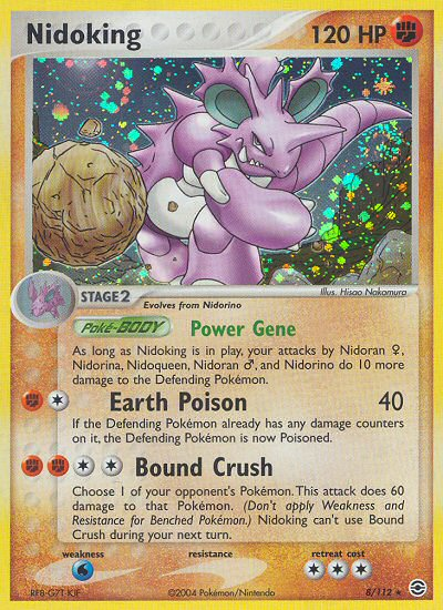 Nidoking - Pokémon TCG Card