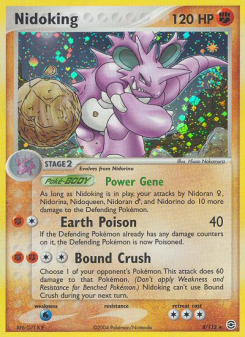 Nidoking - pokemon TCG Card