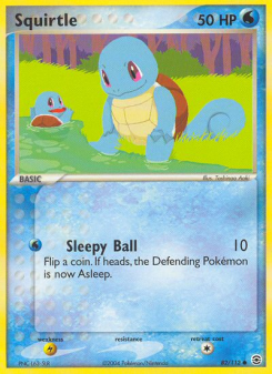 Squirtle - pokemon TCG Card