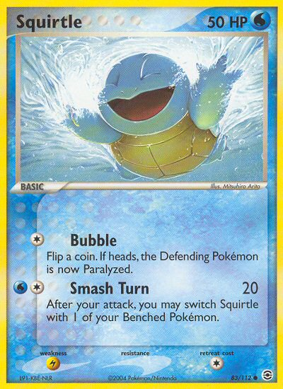 Squirtle - Pokémon TCG Card