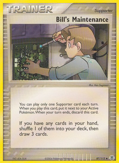 Bill's Maintenance - Pokémon TCG Card