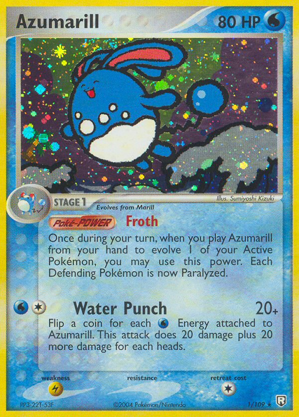 Azumarill - Pokémon TCG Card