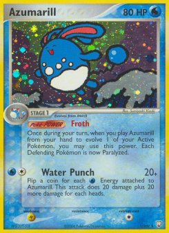 Azumarill - pokemon TCG Card