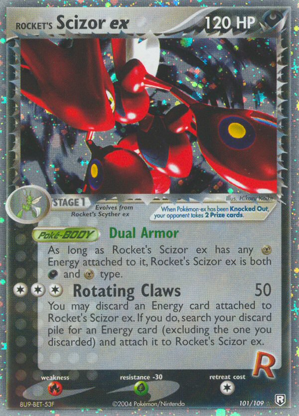 Rocket's Scizor ex - Pokémon TCG Card