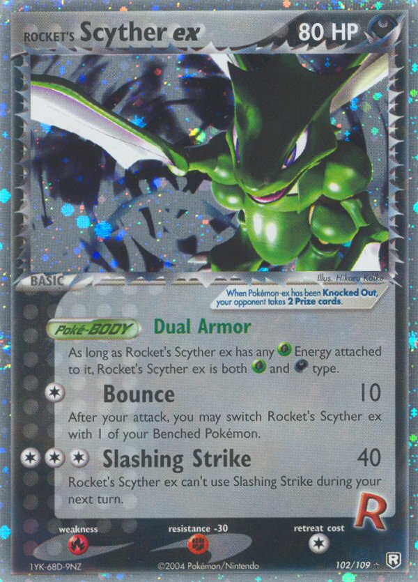 Rocket's Scyther ex - Pokémon TCG Card