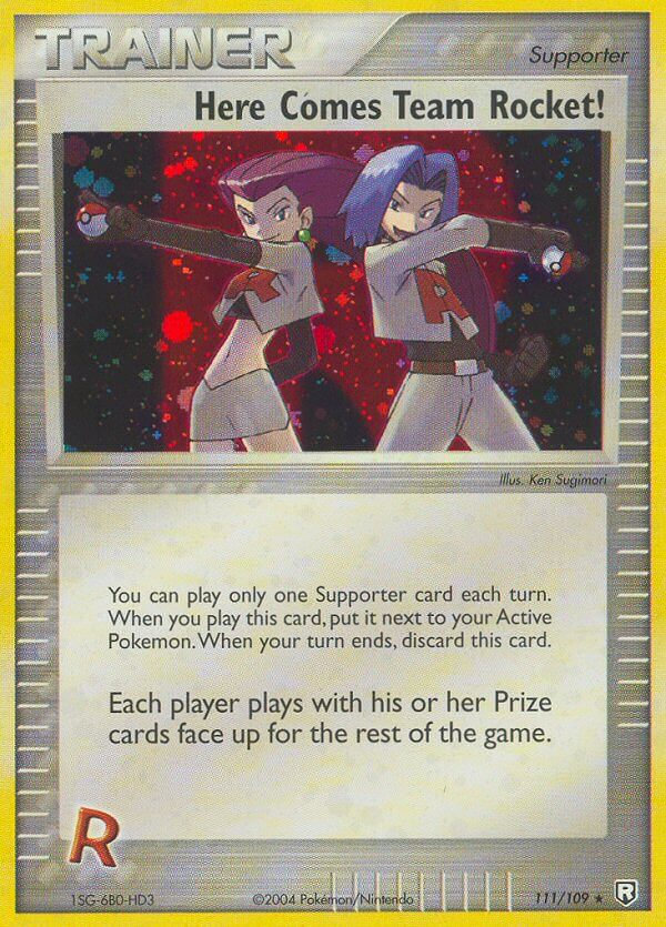 Here Comes Team Rocket! - Pokémon TCG Card