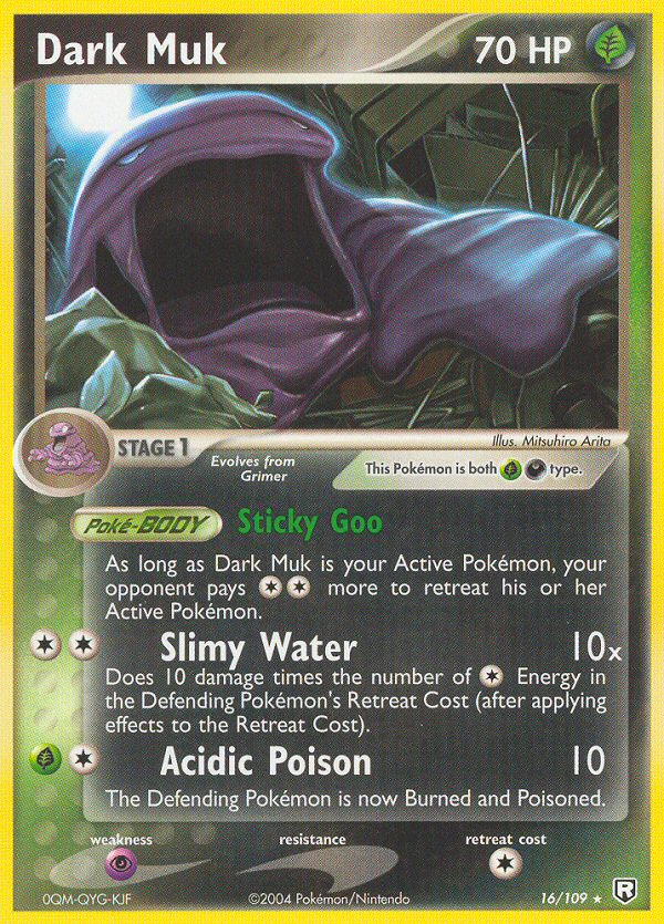 Dark Muk - Pokémon TCG Card