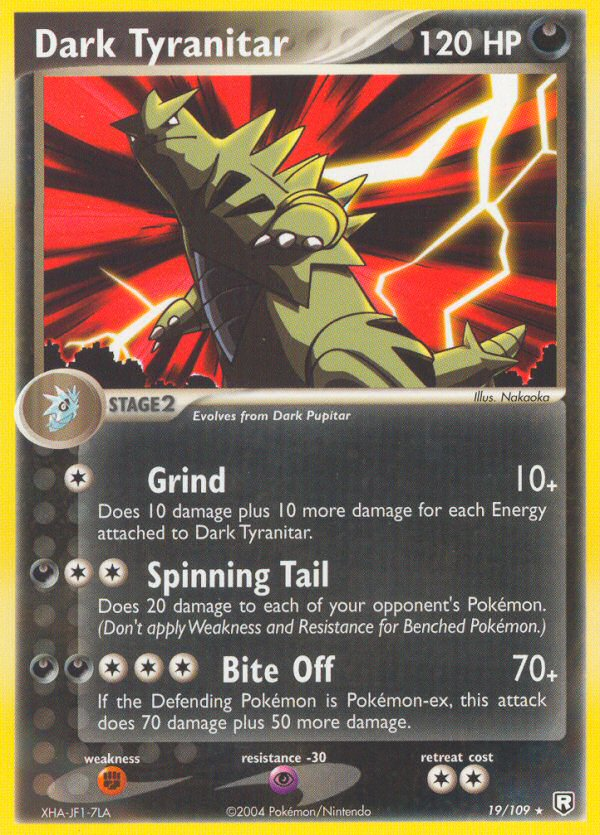 Dark Tyranitar - Pokémon TCG Card