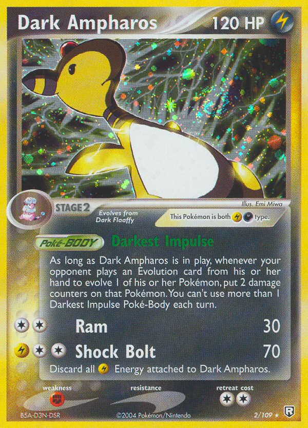 Dark Ampharos - Pokémon TCG Card