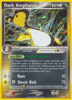 Dark Ampharos - pokemon TCG Card