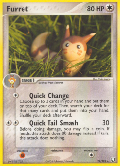 Furret - pokemon TCG Card