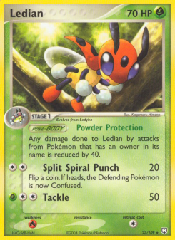Ledian - pokemon TCG Card