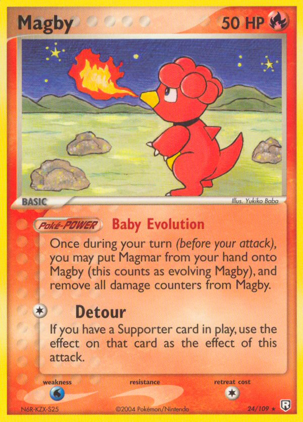 Magby - Pokémon TCG Card