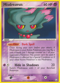 Misdreavus - pokemon TCG Card