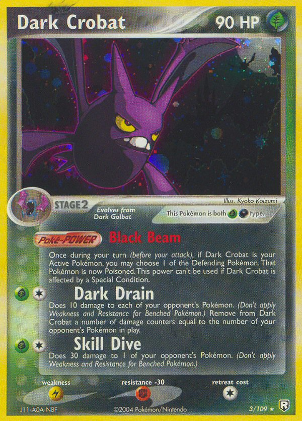 Dark Crobat - Pokémon TCG Card