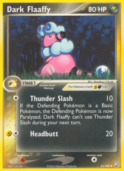 Dark Flaaffy - pokemon TCG Card
