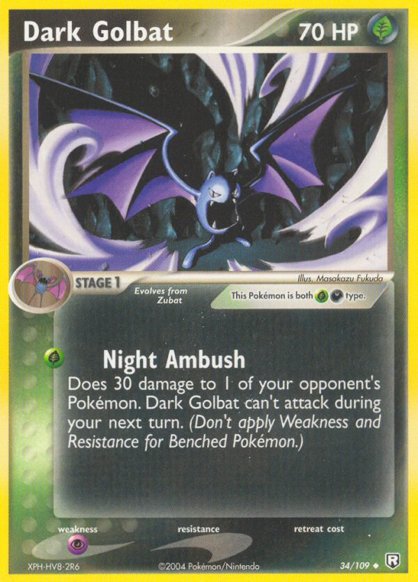 Dark Golbat - Pokémon TCG Card