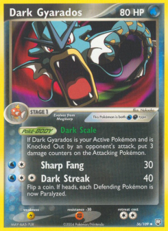Dark Gyarados - pokemon TCG Card