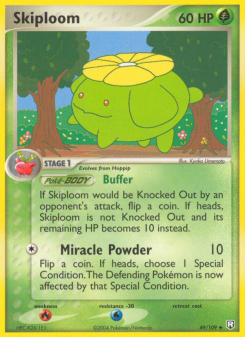 Skiploom - pokemon TCG Card
