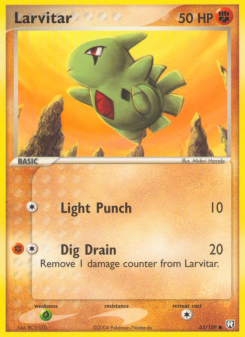 Larvitar - pokemon TCG Card