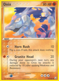 Onix - pokemon TCG Card