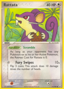 Rattata - pokemon TCG Card