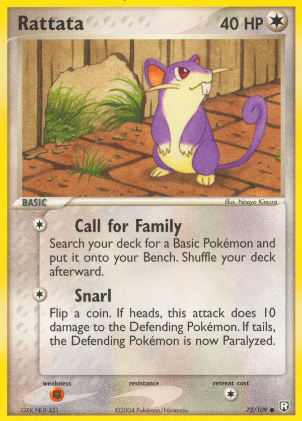 Rattata - Pokémon TCG Card