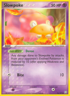 Slowpoke - pokemon TCG Card