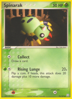 Spinarak - pokemon TCG Card