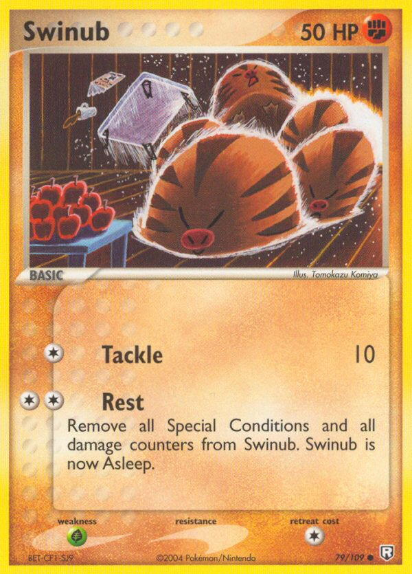 Swinub - Pokémon TCG Card