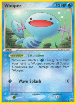 Wooper - pokemon TCG Card