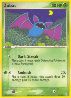 Zubat - pokemon TCG Card