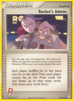 Rocket's Admin. - pokemon TCG Card